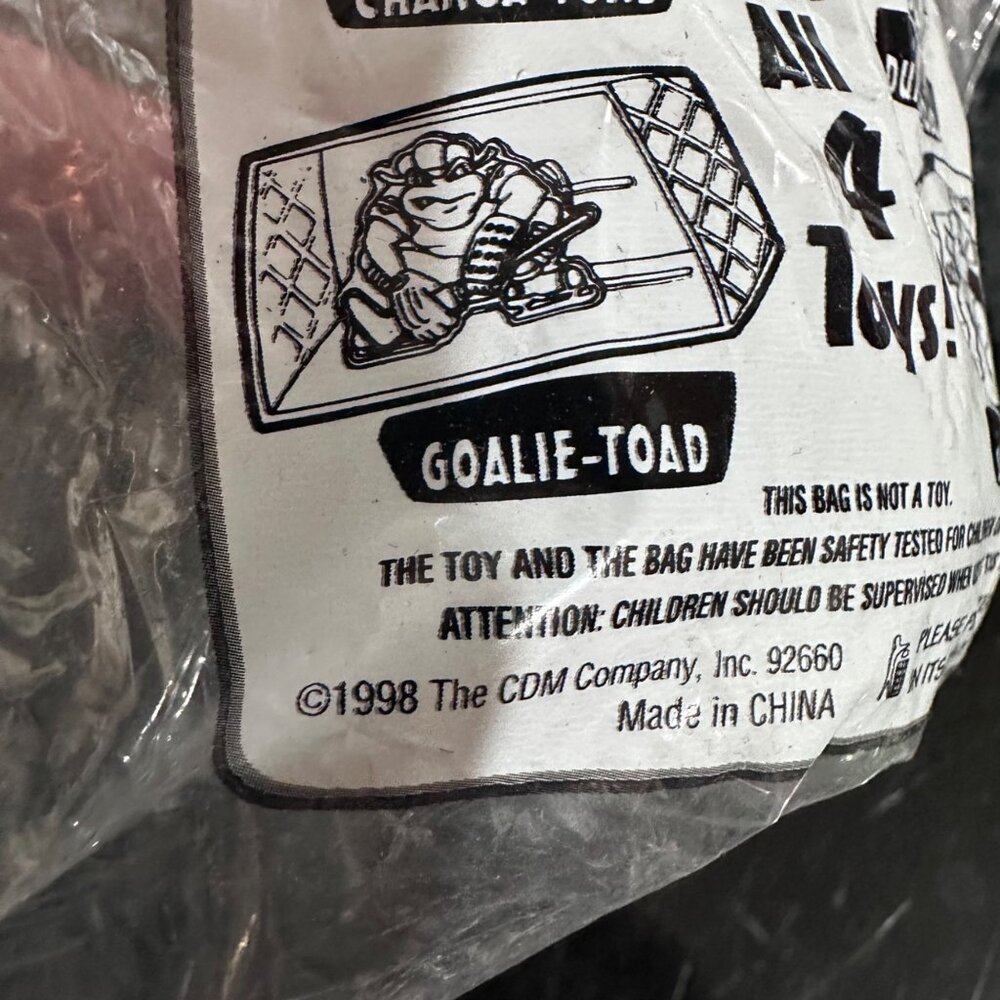 Bad Atti-Toads Vintage Sports Collectible Toy 1998 Carls Jr Promo - Picture 5 of 6